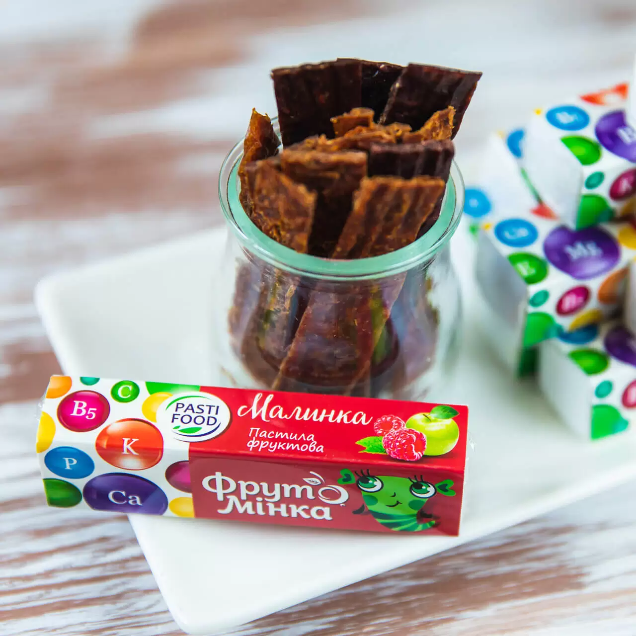 Детская фруктовая пастила Малинка Pasti Food, 25г купить в магазине Роса-Фуд по луч