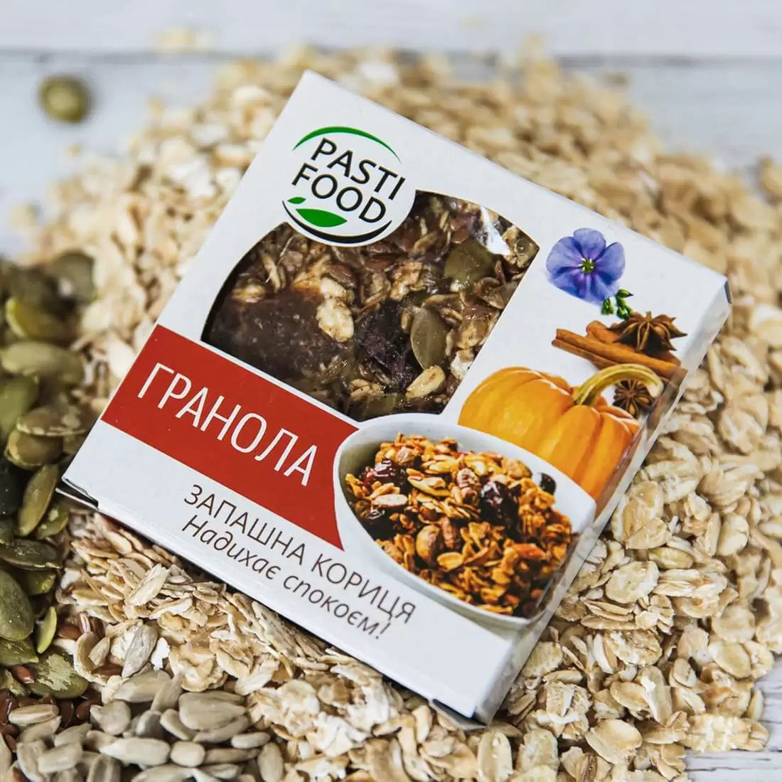 Гранола Душистая корица Pasti Food, 40г купить в магазине Роса-Фуд по лучшей цене
