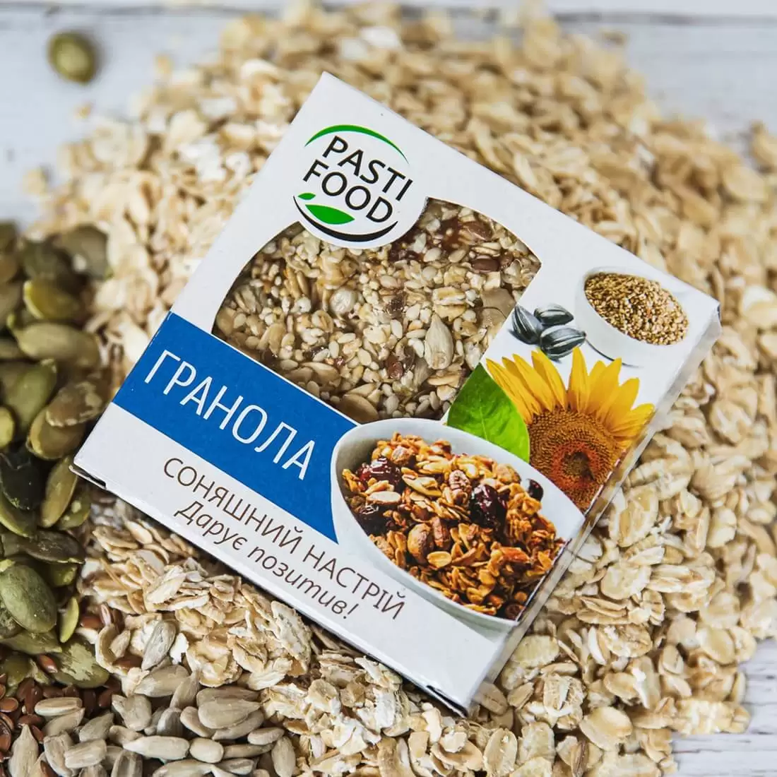 Гранола Солнечное настроение Pasti Food, 40г купить в магазине Роса-Фуд