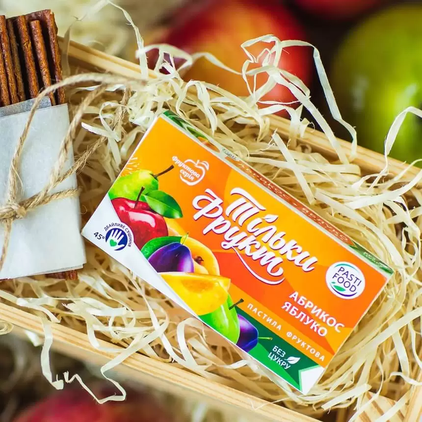 Пастила Абрикос и Яблоко Pasti Food, 50г купить в магазине Роса-Фуд по лучшей цене