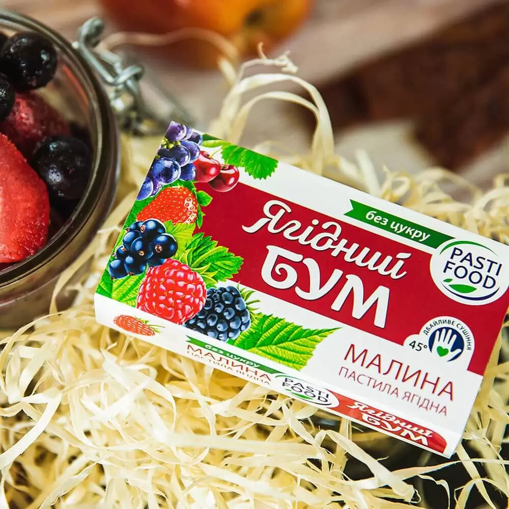 Пастила Малина и Яблоко Pasti Food, 50г купить в магазине Роса-Фуд по лучшей цене