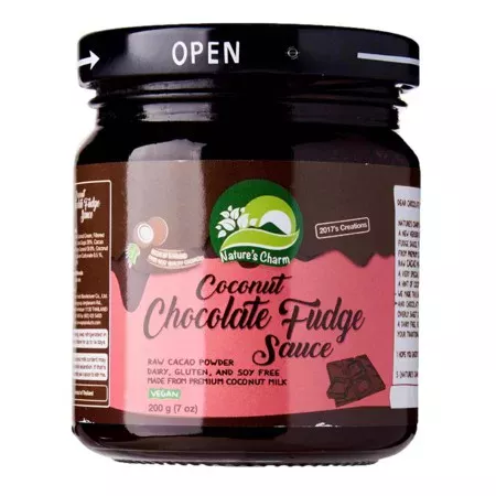 Соус кокосовый Шоколадный Natures Charm 200г купить в магазине Роса-Фуд