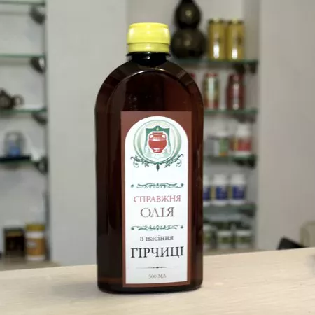Масло из семян горчицы Справжня Олія 250 / 500 мл купить в магазине Роса-Фуд