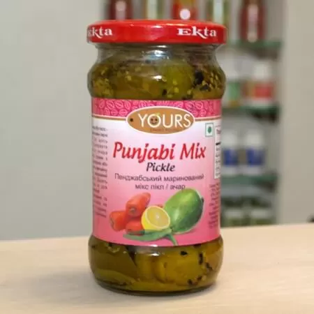 Пенджабский маринованный микс Пикл Yours 283г купить в магазине Роса-Фуд