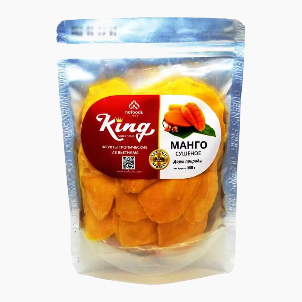 Манго сушеное King Nafoods 500 грамм купить в магазине Роса-Фуд