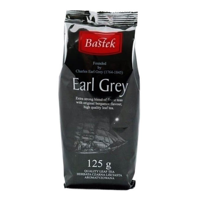 Чай черный листовой Bastek Earl Grey с бергамотом 125 грамм купить