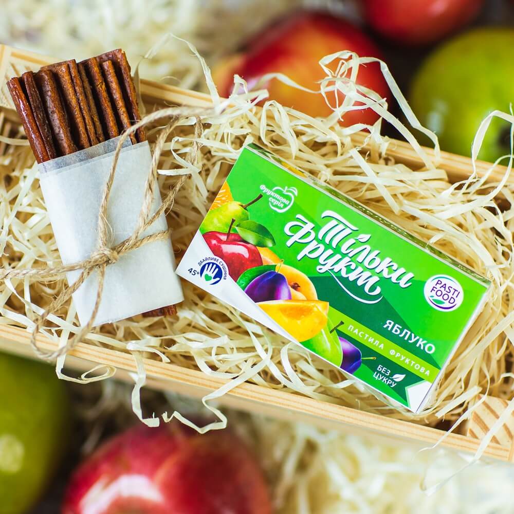 Пастила з фруктів Яблуко Pasti Food, 50г